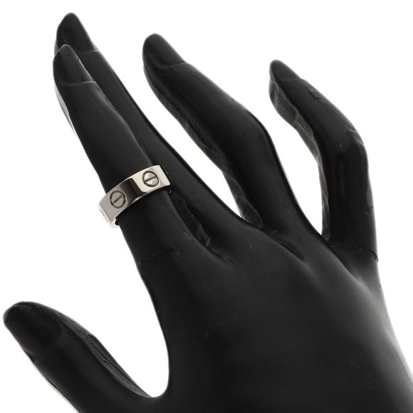 CARTIER 18k White Gold Love Ring #46 - Picture 5 of 8